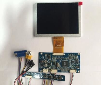 O tela táctil de 640*480 TFT visualização o VGA Cvbs do monitor do LCD para o controlador Board