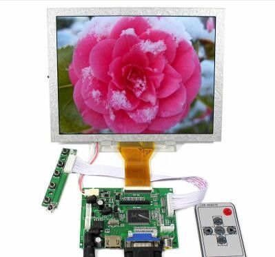 6bit 8bit TFT HD indicam Ej080na-05a antiofuscante monitor do LCD de 8 polegadas